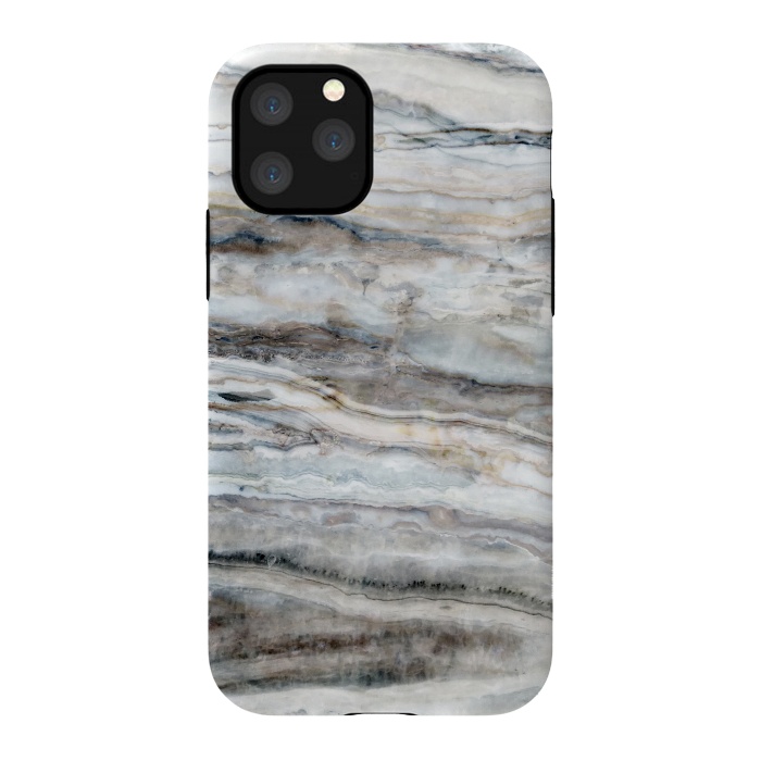 iPhone 11 Pro StrongFit Blue and White Marble I by amini54