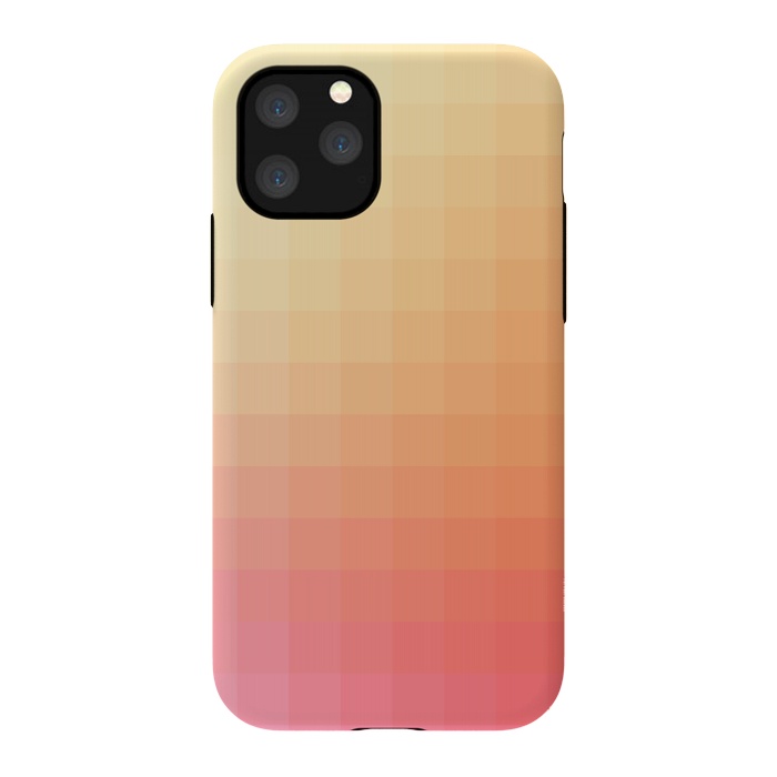 iPhone 11 Pro StrongFit Gradient, Pink and Orange by amini54