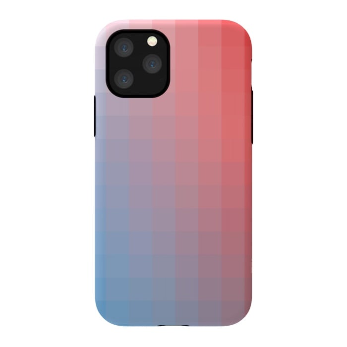 iPhone 11 Pro StrongFit Gradient, Red, White and Blue by amini54