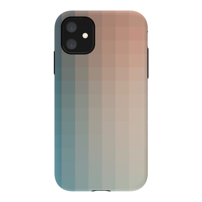 iPhone 11 StrongFit Gradient, Turquoise and Pink by amini54