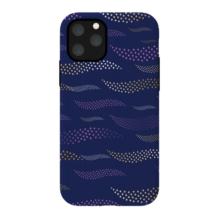 iPhone 11 Pro StrongFit Waves / Tiger (stylized pattern) by Bledi