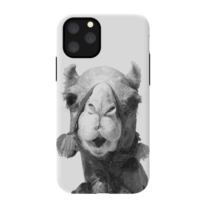 iPhone 11 Pro StrongFit Black and White Camel by Alemi
