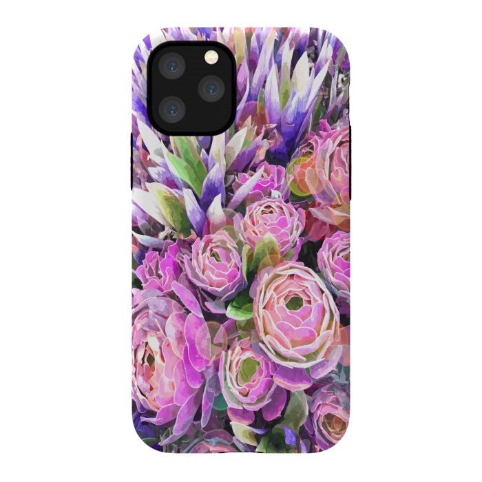 iPhone 11 Pro StrongFit Colorful Cactus by Alemi