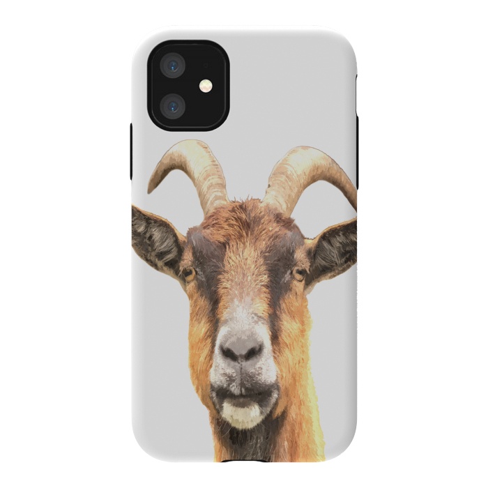 iPhone 11 StrongFit Goat Portrait by Alemi