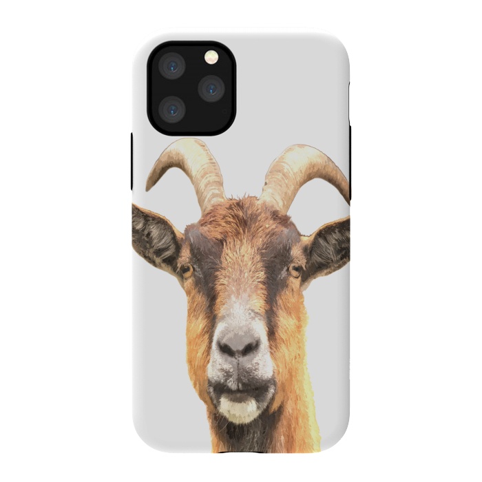 iPhone 11 Pro StrongFit Goat Portrait by Alemi