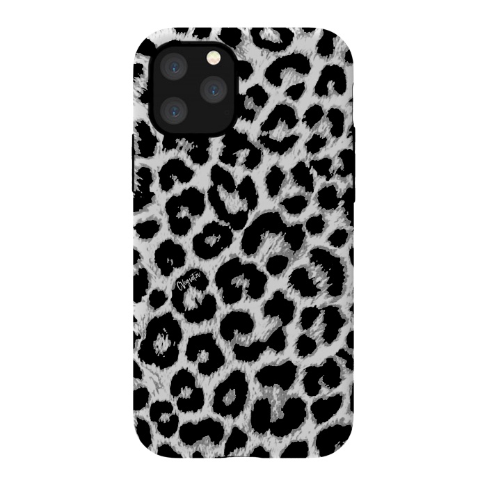 iPhone 11 Pro StrongFit ReAL LeOparD B&W by ''CVogiatzi.