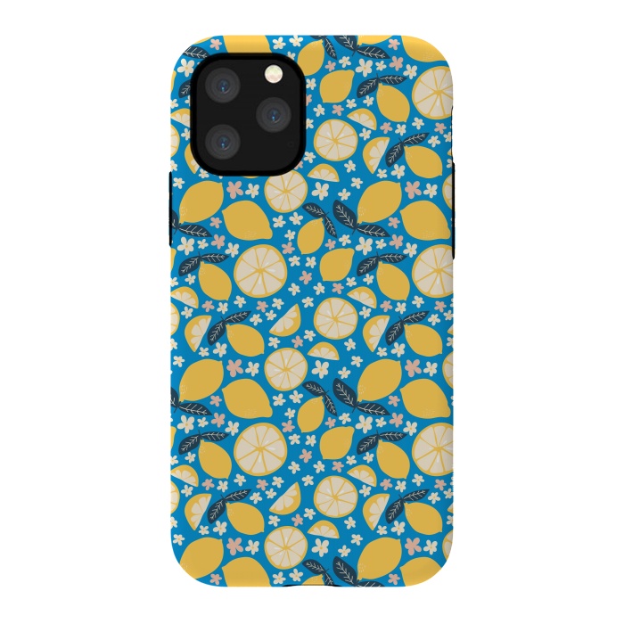 iPhone 11 Pro StrongFit Summer Lemons by Edith May