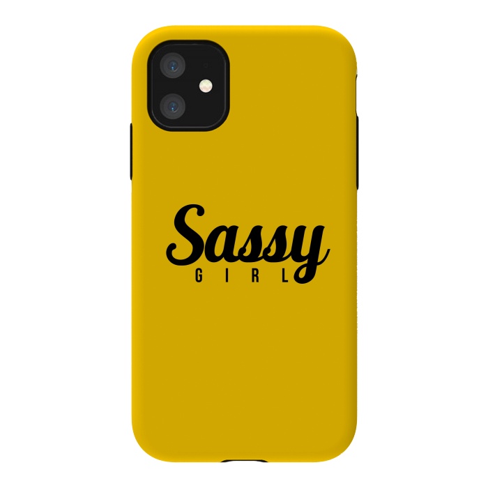 iPhone 11 StrongFit Sassy Girl by Dhruv Narelia