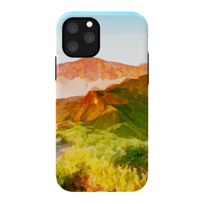 iPhone 11 Pro StrongFit Forest Mountain by Creativeaxle