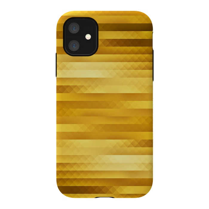 iPhone 11 StrongFit Gold Color Pattern by Art Design Works