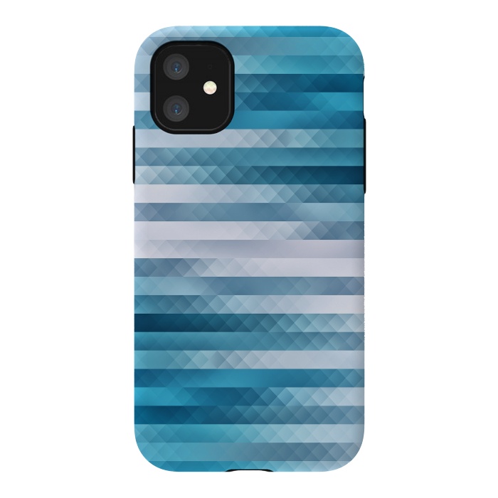 iPhone 11 StrongFit Blue Color Pattern by Art Design Works