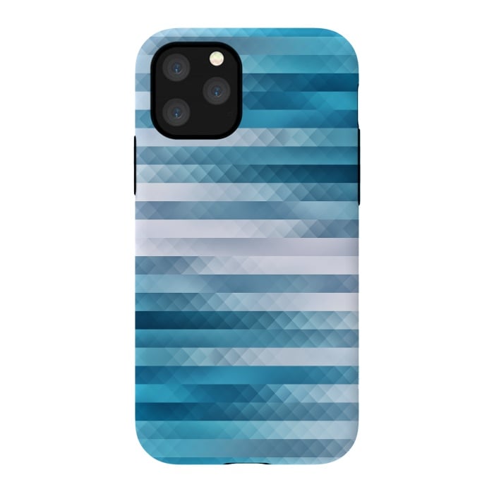 iPhone 11 Pro StrongFit Blue Color Pattern by Art Design Works