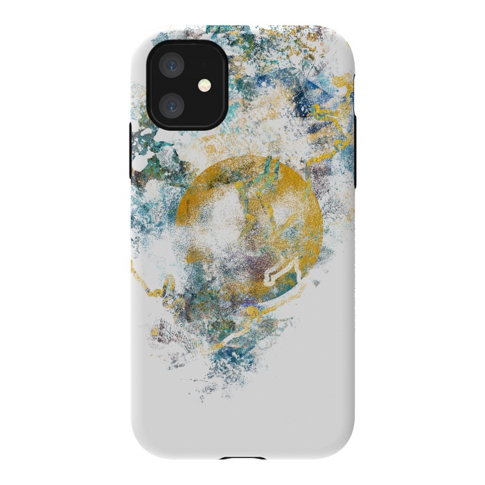 iPhone 11 StrongFit Nature's Call - Abstract Painting III by Art Design Works