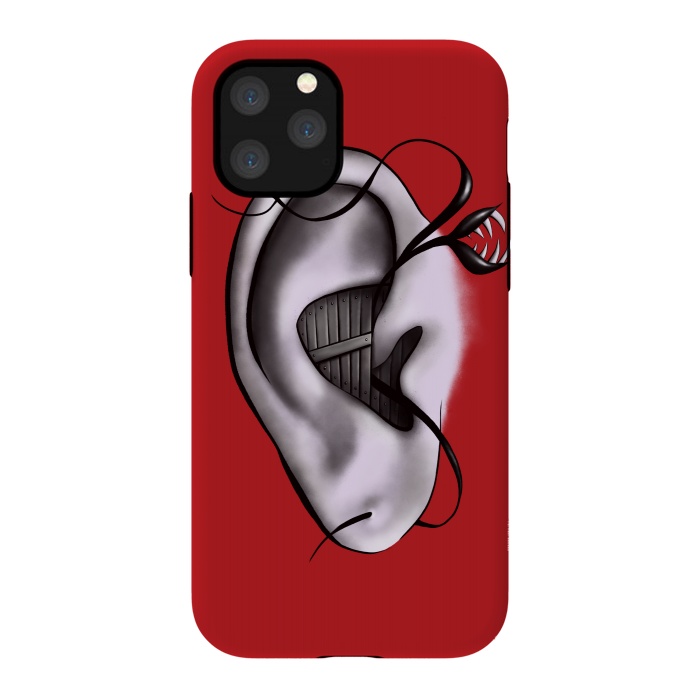 iPhone 11 Pro StrongFit Weird Ear Monster Digital Art by Boriana Giormova