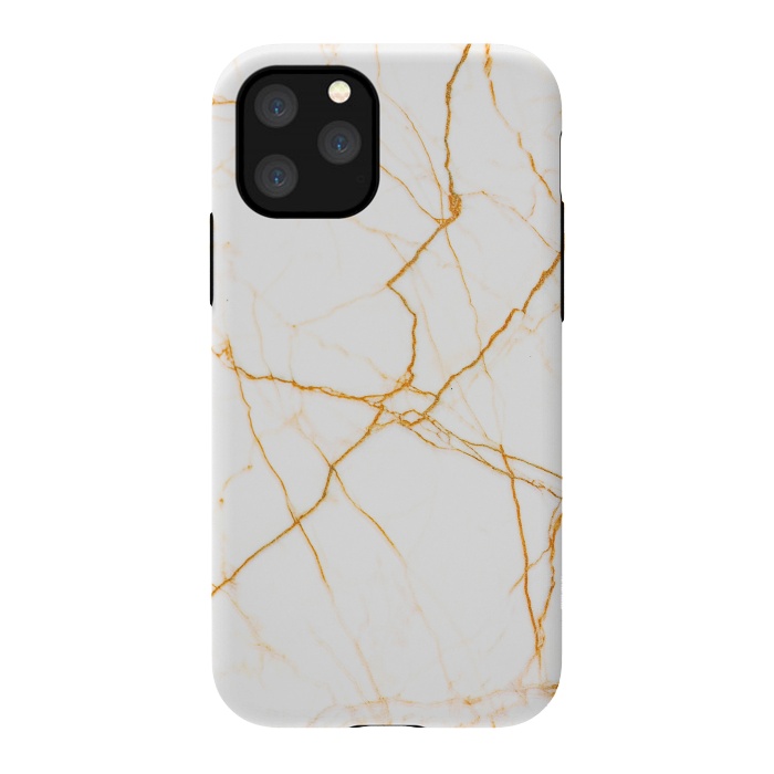 iPhone 11 Pro StrongFit Gold and Marble by Uma Prabhakar Gokhale