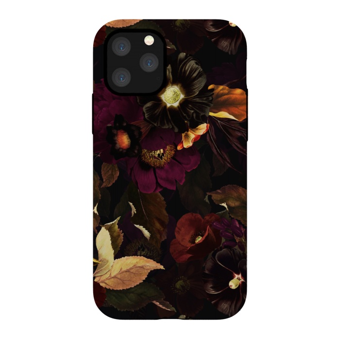 iPhone 11 Pro StrongFit Dark floral night by  Utart
