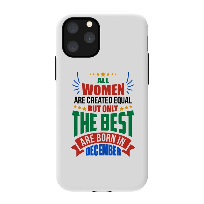 iPhone 11 Pro StrongFit Women Birthday - December by Dhruv Narelia