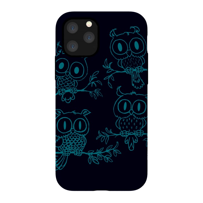 iPhone 11 Pro StrongFit Owls in the night by Mangulica