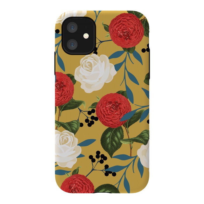 iPhone 11 StrongFit Floral Obsession by Uma Prabhakar Gokhale