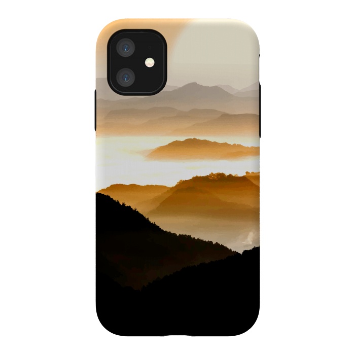 iPhone 11 StrongFit Sunrise Mountain by Creativeaxle