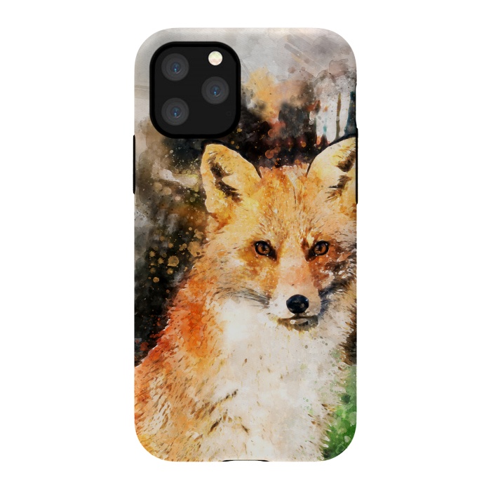 iPhone 11 Pro StrongFit Clever Fox by Creativeaxle