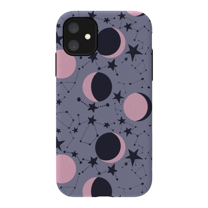 iPhone 11 StrongFit Purple galaxy by  Utart