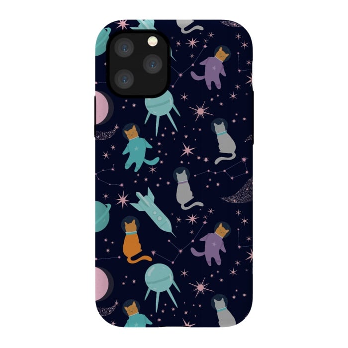 iPhone 11 Pro StrongFit Cats in space by  Utart