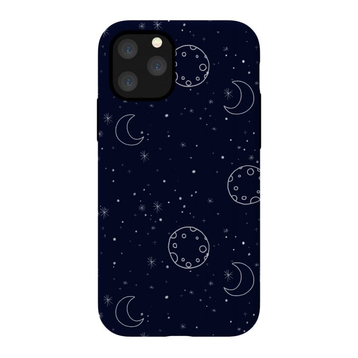 iPhone 11 Pro StrongFit Moon and Stars by  Utart