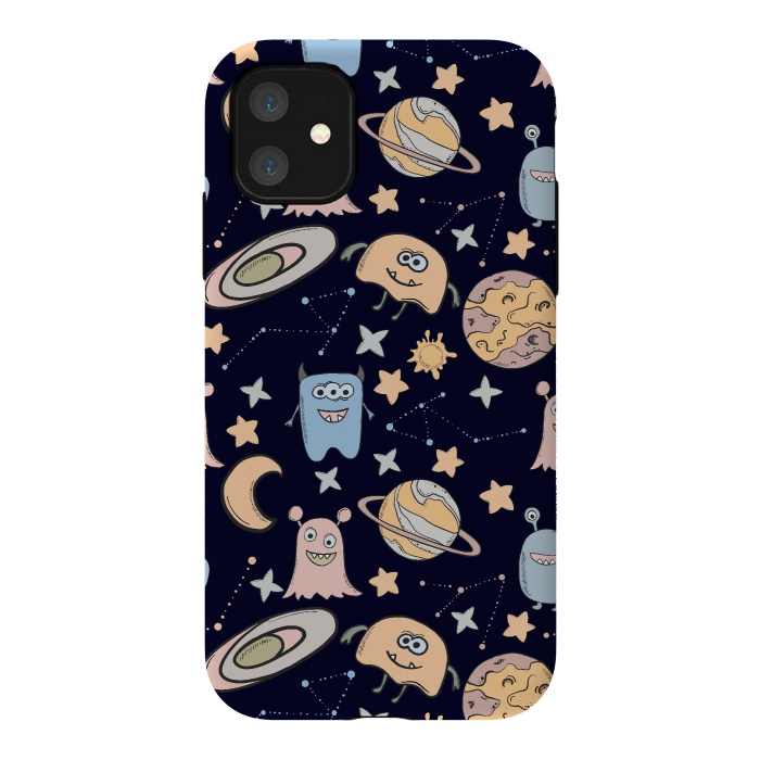 iPhone 11 StrongFit Monster in Space by  Utart