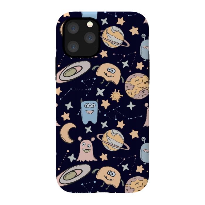 iPhone 11 Pro StrongFit Monster in Space by  Utart