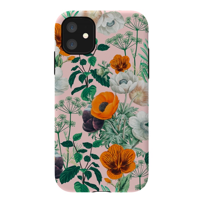 iPhone 11 StrongFit Wildflowers by Uma Prabhakar Gokhale