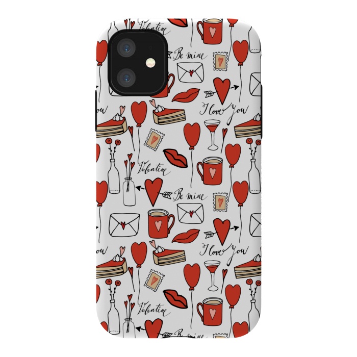 iPhone 11 StrongFit I love you- happy valentines day by  Utart