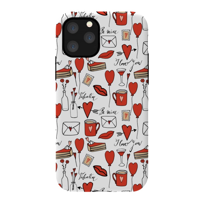 iPhone 11 Pro StrongFit I love you- happy valentines day by  Utart