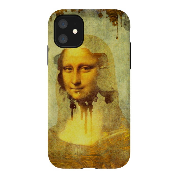 iPhone 11 StrongFit Mona Lisa's Smile by Amira EL-Fohail