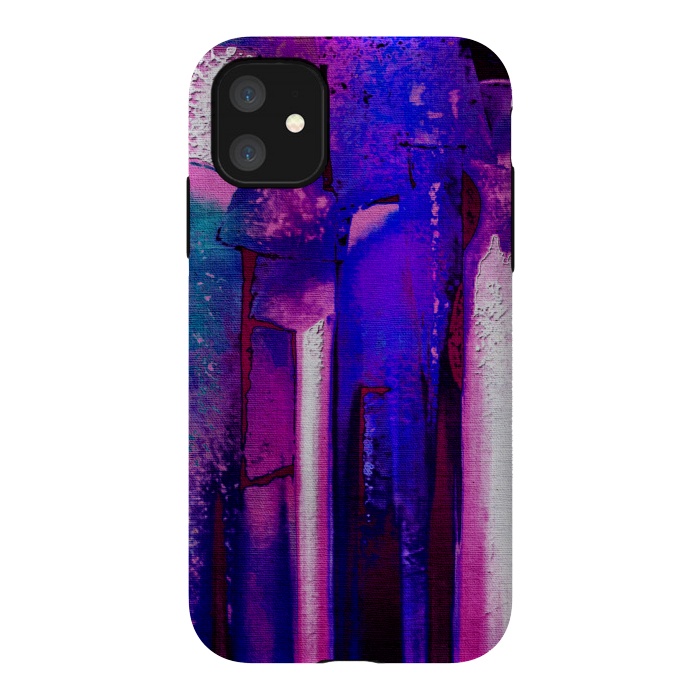 iPhone 11 StrongFit Purple Formation by Amira EL-Fohail