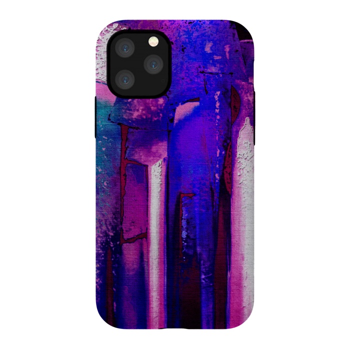 iPhone 11 Pro StrongFit Purple Formation by Amira EL-Fohail