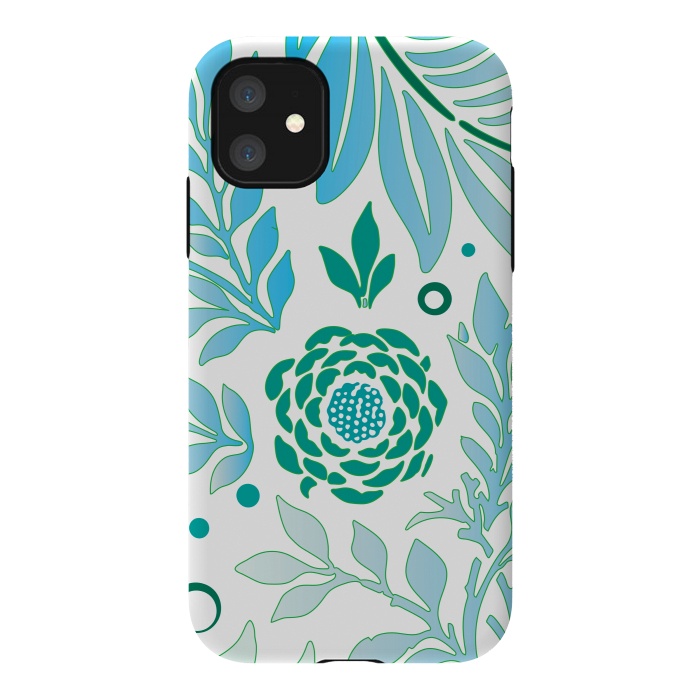 iPhone 11 StrongFit Floral Design 3 by Bledi
