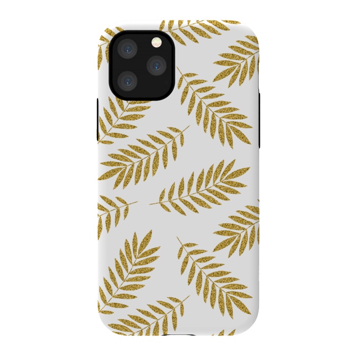 iPhone 11 Pro StrongFit Golden Palm by Creativeaxle