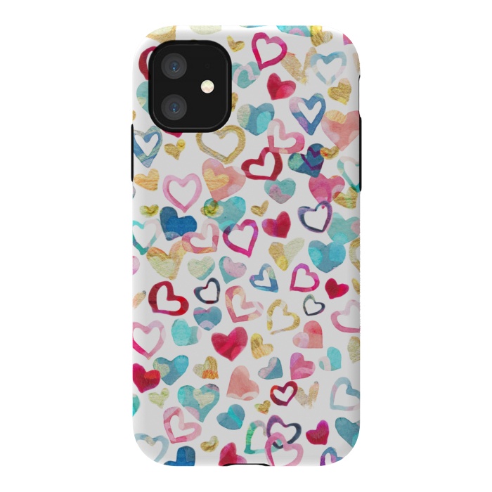 iPhone 11 StrongFit Painted Love by gingerlique