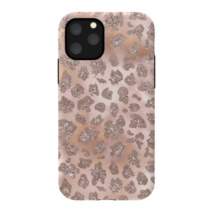 iPhone 11 Pro StrongFit cheetah rosegold by  Utart