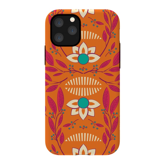 iPhone 11 Pro StrongFit Flora Vibrant 003 by Jelena Obradovic