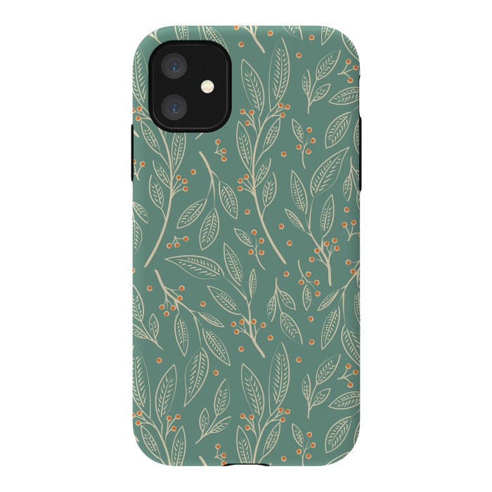 iPhone 11 StrongFit Flora Green 006 by Jelena Obradovic