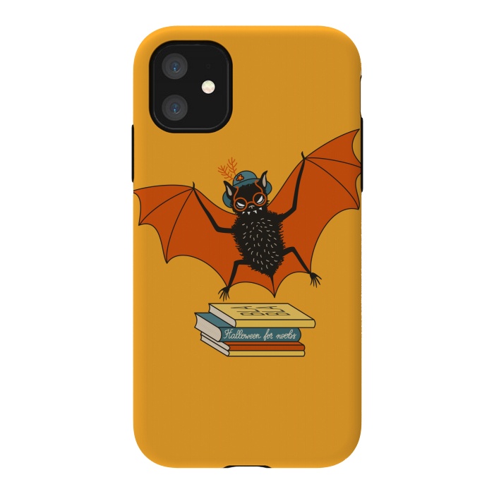iPhone 11 StrongFit Bat granny in the library  by Boriana Giormova