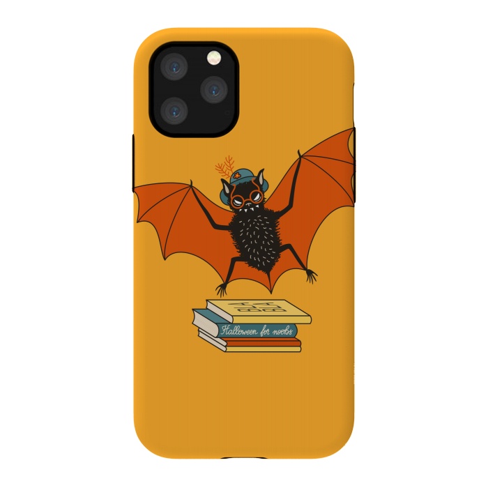iPhone 11 Pro StrongFit Bat granny in the library  by Boriana Giormova