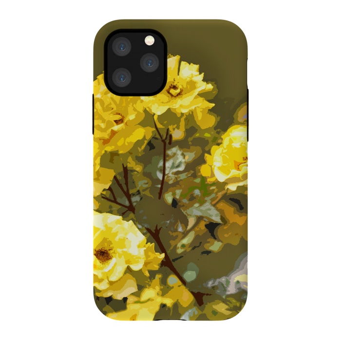 iPhone 11 Pro StrongFit Yellow roses by Bledi