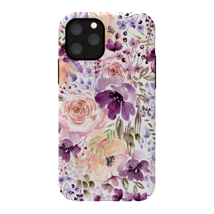 iPhone 11 Pro StrongFit Floral Chaos by Anis Illustration