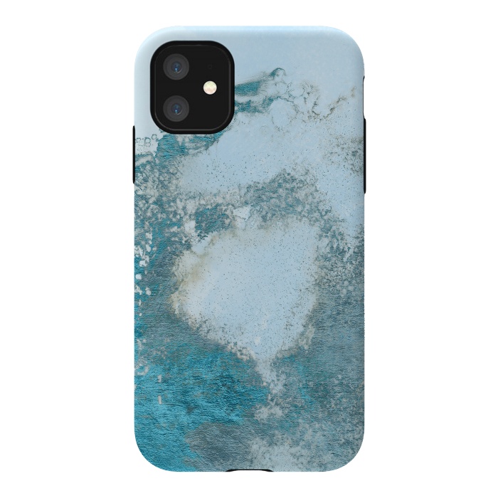 iPhone 11 StrongFit Ice Blue Marble  by  Utart