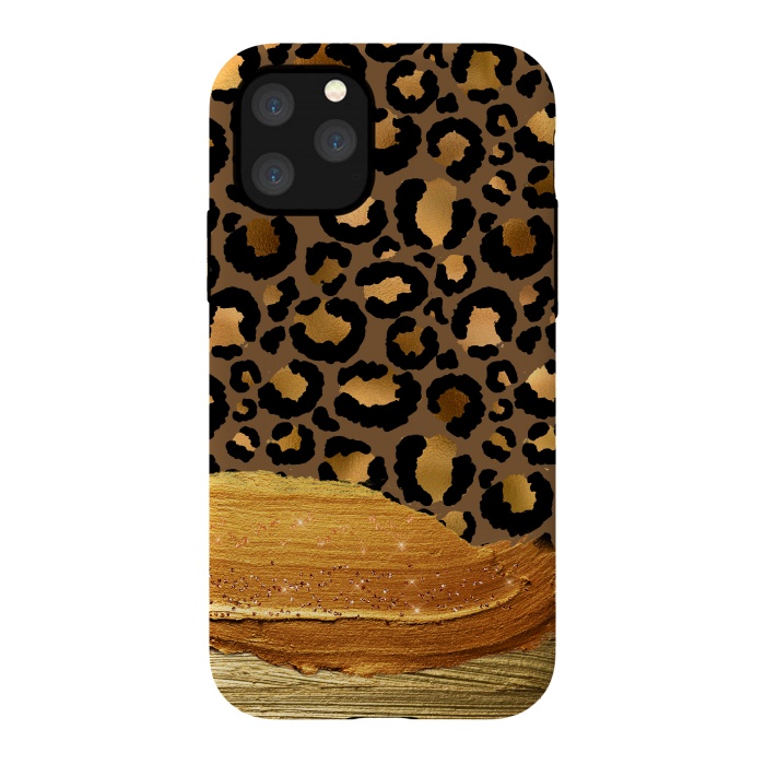 iPhone 11 Pro StrongFit Leopard Skin  by  Utart