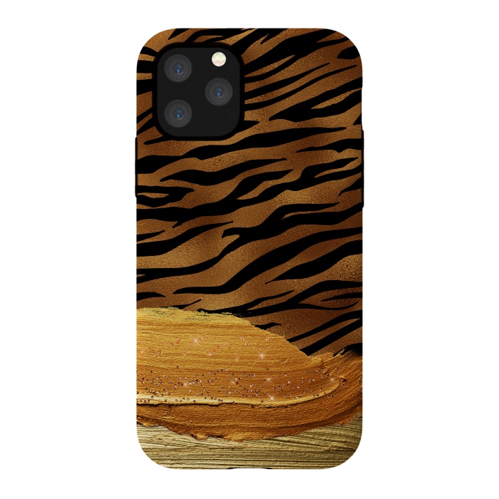 iPhone 11 Pro StrongFit Hot Tiger Skin  by  Utart