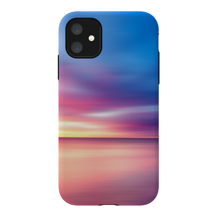 iPhone 11 StrongFit Abstract Sunset V by Art Design Works